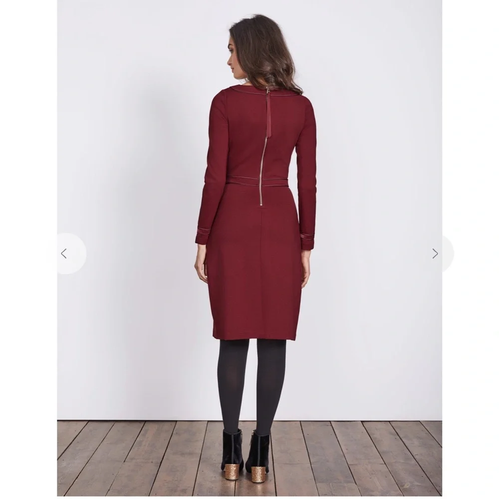 Boden NWOT Gisele Ponte Dress size 8L - Picture 5 of 17